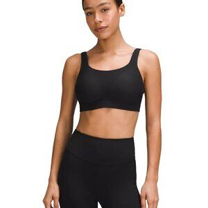 Lululemon Run Times Bra High Support, Women Size E36 Black